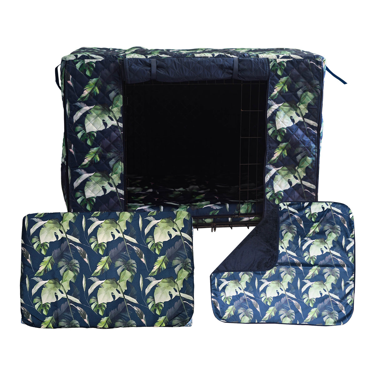 Quilted Crate Cover + Mattress & Mattress Cover + Crate Blanket