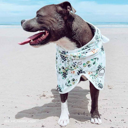 Evergreen Dog Robe - Evergreen