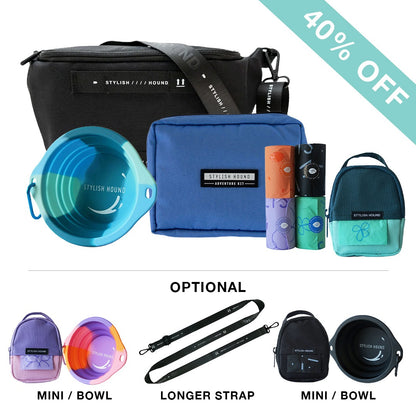 Black S.H Waist/Cross Body Bag + Express Pouch