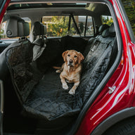 Black Back Seat Cover w Travel Bag