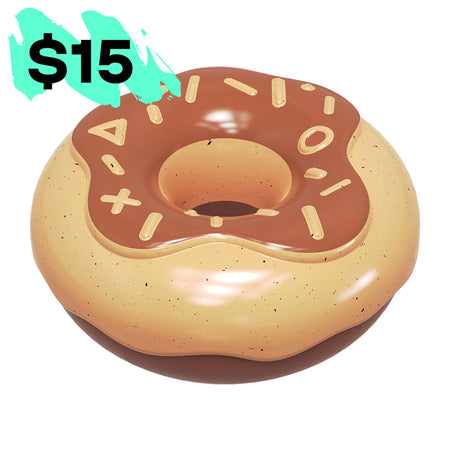 Chocolate Donut Squeaker Power Chew