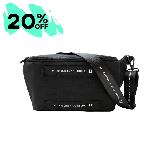 Black S.H Waist / Cross Body Bag