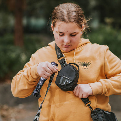 Black Mini Backpack - Black