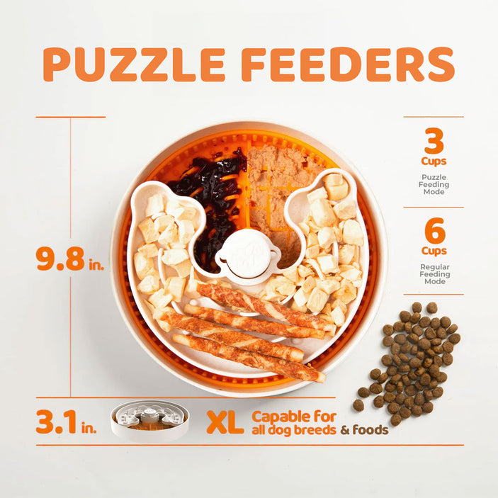 Lite Puzzle Feeder Bowl