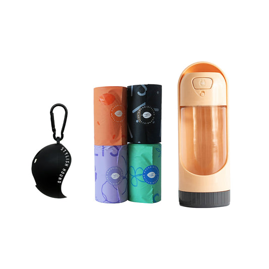 Drink Bottle + Poop Bag + Ball Holder