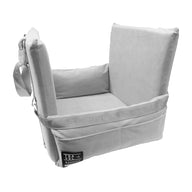 Car Seat and Travel Home Soft Grey + Isofix Safety Belt