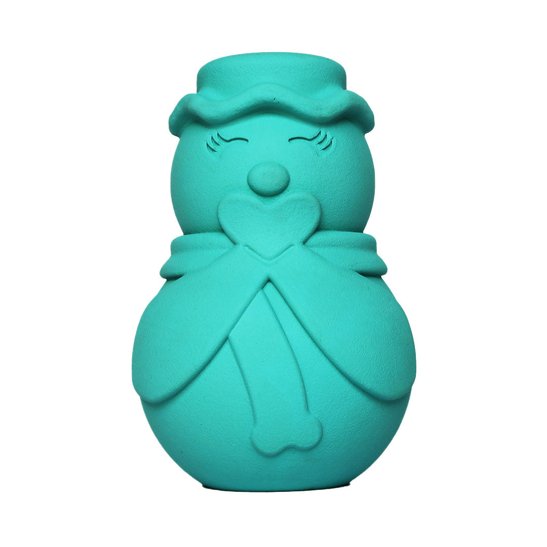mint-mrs-snowman-rubber-food-enrichment-toy
