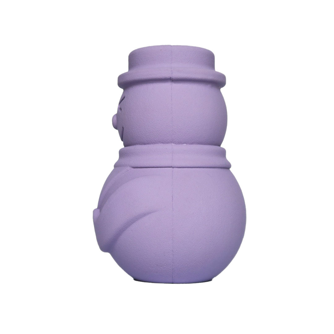 Lilac Mr Snowman Rubber Food Enrichment Toy | Afterpay | Stylish Hound Lilac Mr Snowman Rubber Food Enrichment Toy | Afterpay | Stylish Hound