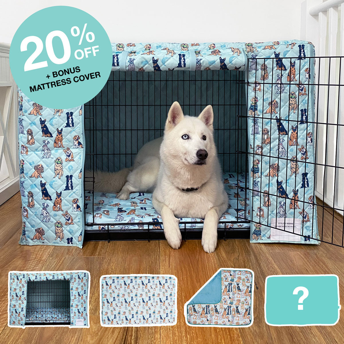 Quilted Crate Bundle - Woof Pack