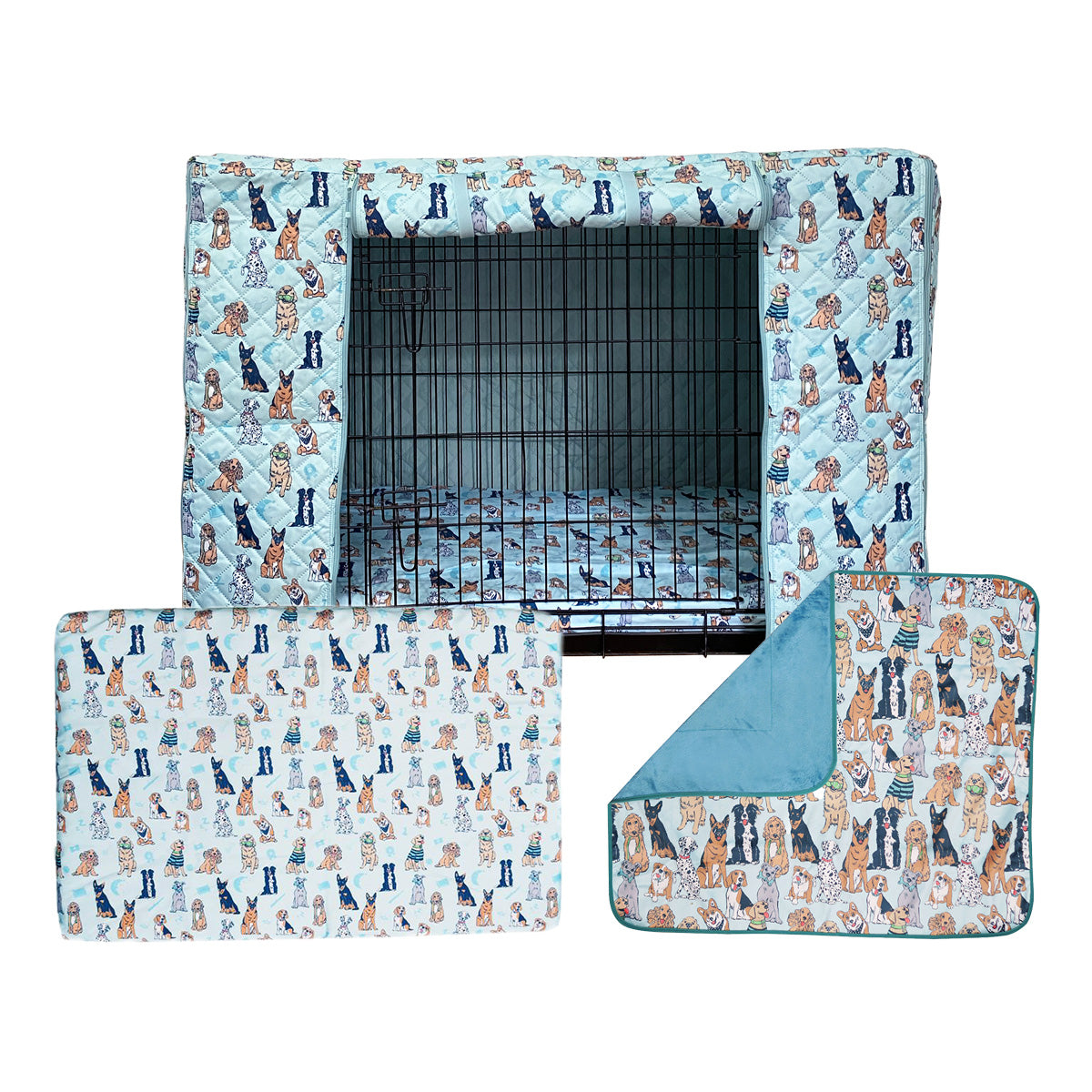 Quilted Crate Bundle - Woof Pack