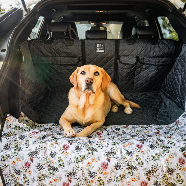 Evergreen Car Boot Cover with Drawstring Bag