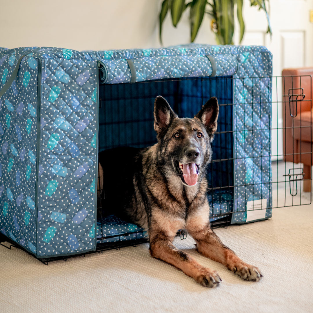 Geo Dog Crate Cover Afterpay Stylish Hound