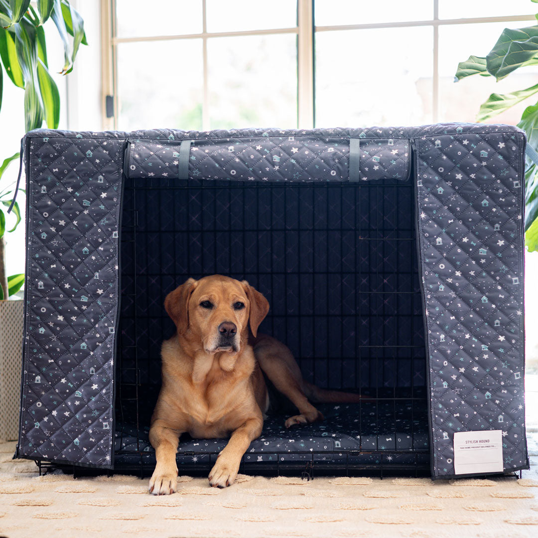Starry Night Dog Crate Cover Afterpay Stylish Hound