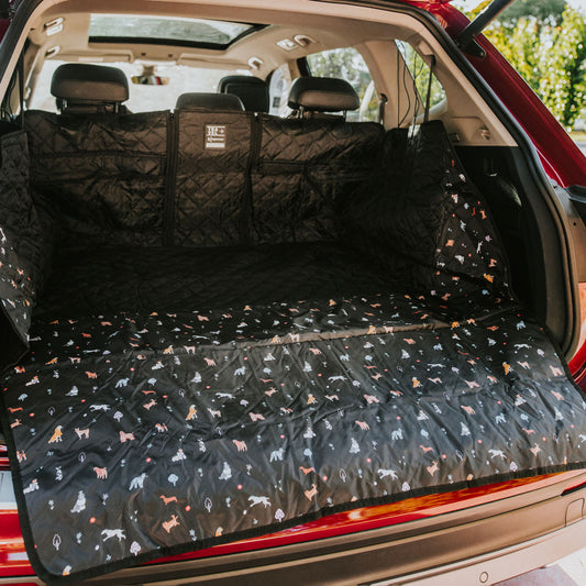 Happy Pack Car Boot Cover with Drawstring Bag