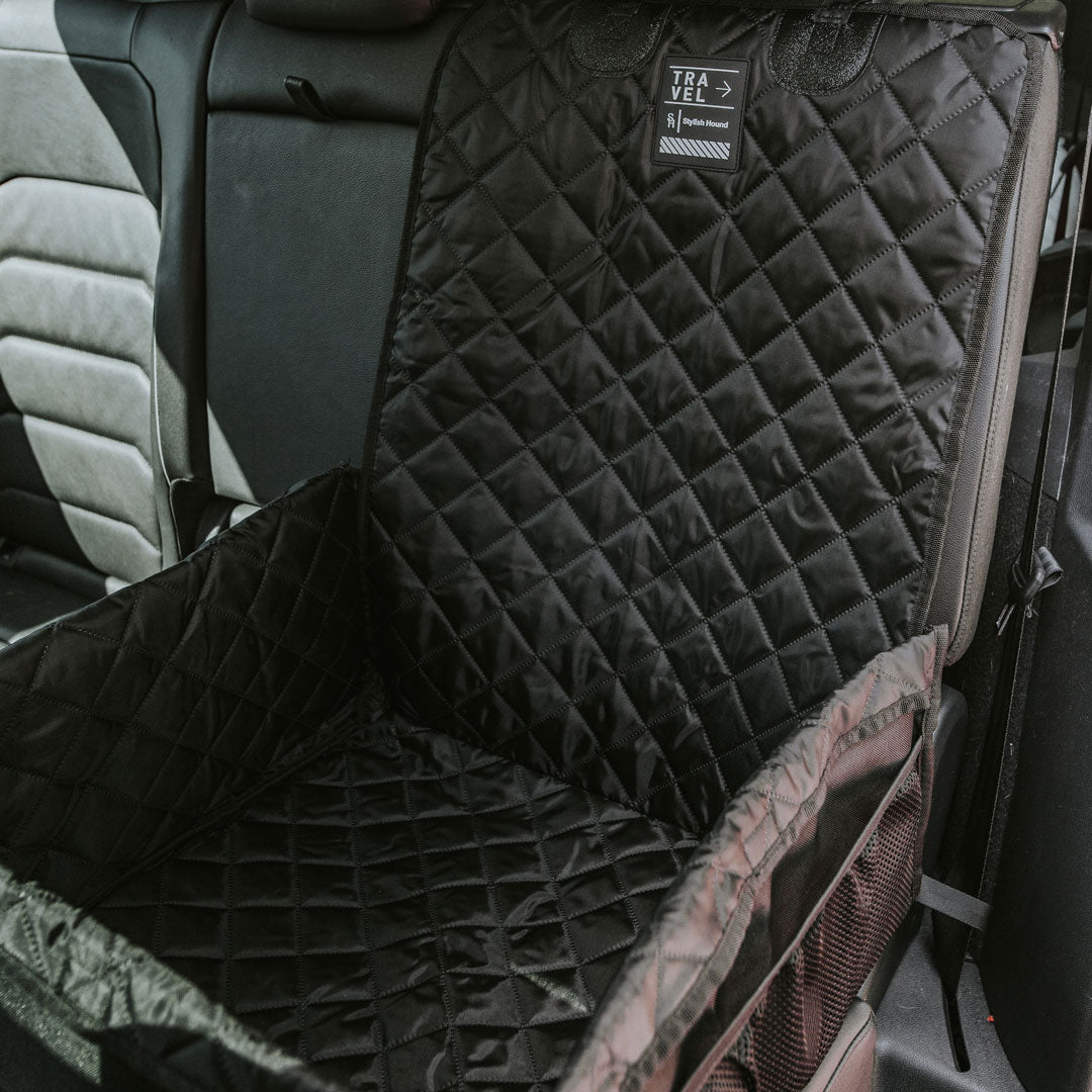 Black 2in1 Single Car Seat & Cover