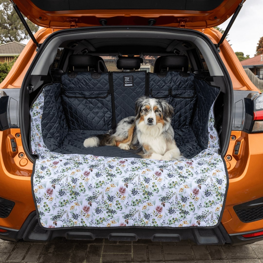 Evergreen Dog Car Boot Cover With Drawstring Bag Afterpay